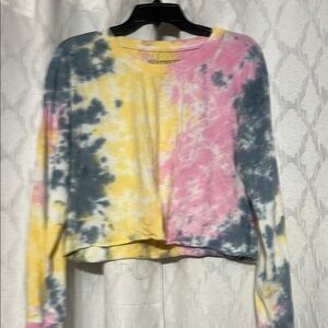 Tie-Dye Long Sleeve Top